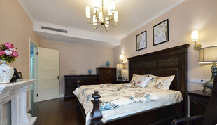 优雅温馨的卧室室内场景