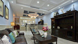 现代风格温馨客厅一角