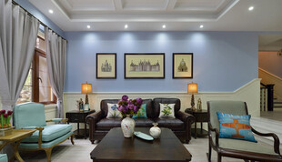 优雅现代风格客厅展示