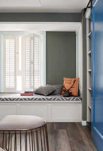 简约风卧室窗边休闲角落