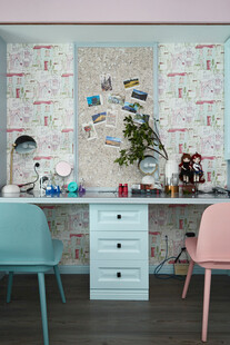 温馨多彩的创意工作角落