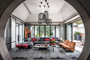 现代中式风客厅优雅景致