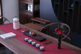 中式雅致茶桌布置