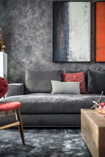 现代简约风客厅沙发场景