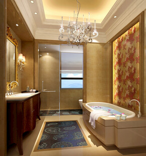 豪华欧式风格浴室空间