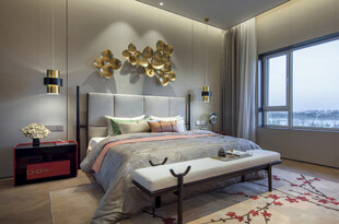 现代简约风精致卧室空间