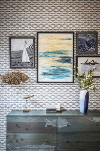 简约风室内装饰艺术柜景