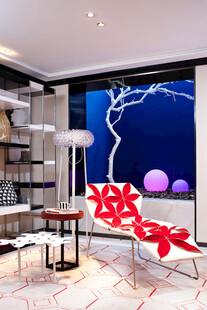 现代时尚客厅室内场景展示