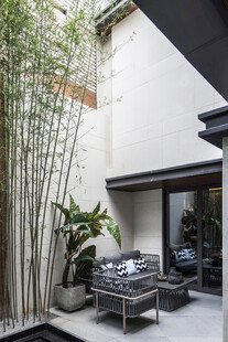 现代庭院休闲角落