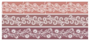 复古花卉边框