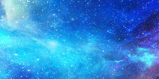 梦幻蓝色星空