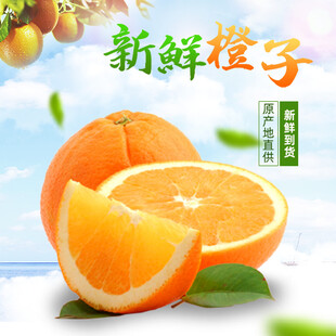 新鲜橙子果香四溢