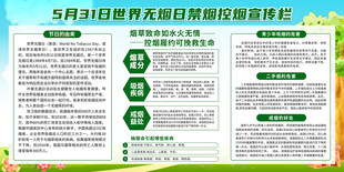 世界无烟日宣传栏