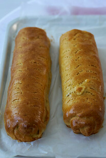 美味烘焙长条面包