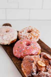 美味多彩甜甜圈展示