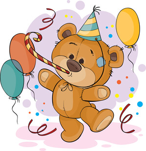 小熊欢乐生日派对