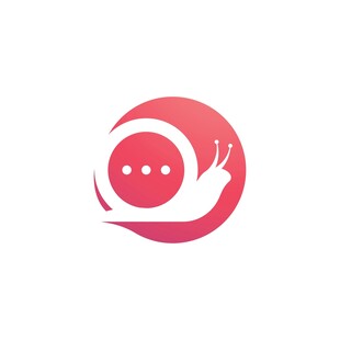 蜗牛对话图标设计