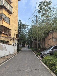 狭窄居民楼间的幽静小路