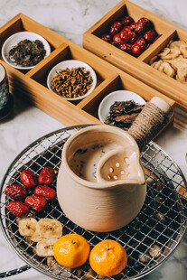 传统中式养生茶饮组合