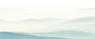 淡蓝渐变山峦背景图