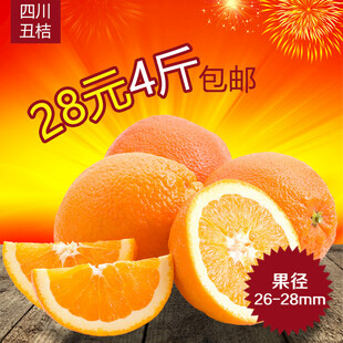 28元4斤脐橙包邮特惠