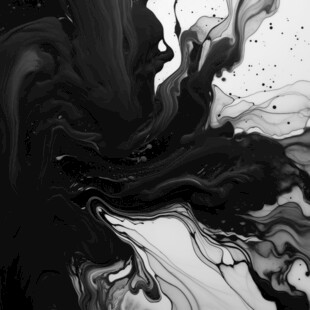 水墨抽象艺术纹理画面