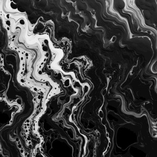 黑白水墨抽象纹理图案