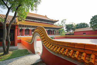中式古建筑景观一角