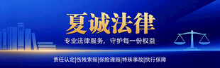 夏城法律 提供专业法律服务