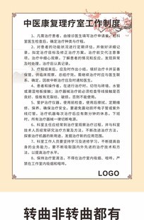 中医康复理疗室工作制度
