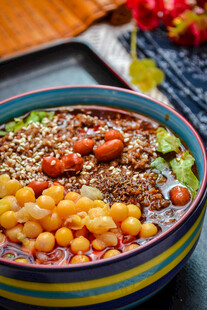 豌豆杂酱酸辣粉