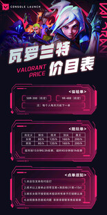 瓦罗兰特价目表