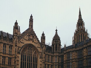 哥特式风格英国古老建筑