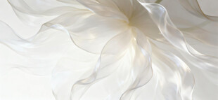 梦幻白色飘带纹理图案