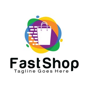 FastShop多彩购物袋标志