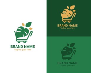绿色园艺品牌标识设计