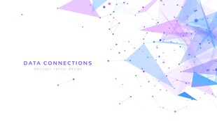 抽象几何紫色科技背景图