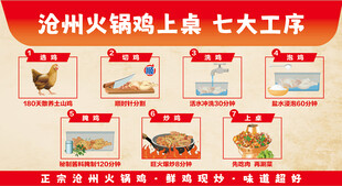 沧州火锅鸡上桌7大工序