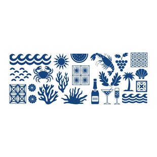 夏日海洋元素