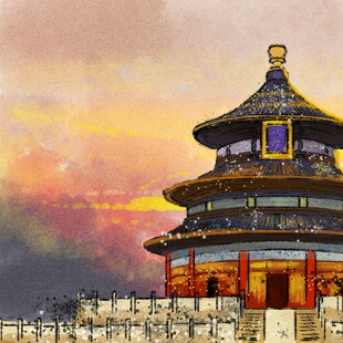 天坛美景