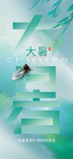 大暑海报