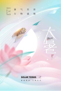 大暑海报 