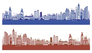 城市剪影背景