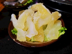 火锅涮菜牛蹄筋