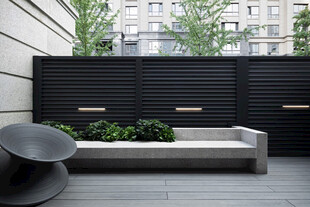 现代户外简约休闲庭院角落