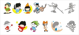 多样卡通角色形象展示