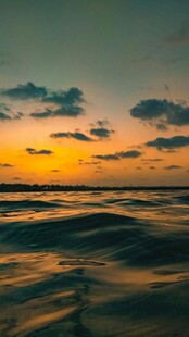 海上落日美景