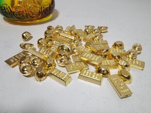 金色小物件摆件