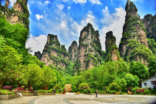张家界奇峰异石美景