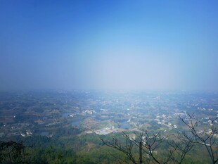 俯瞰城市远景